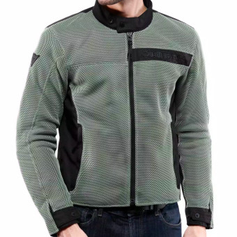 Dainese Lisbona Air Tex Verde Iceberg Nero