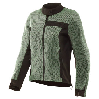 Giacche moto Dainese Lisbona Air Tex Donna Verde Iceberg Nero