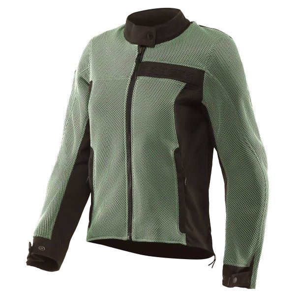 Giacche moto Dainese Lisbona Air Tex Donna Verde Iceberg Nero