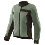 Giacche moto Dainese Lisbona Air Tex Donna Verde Iceberg Nero