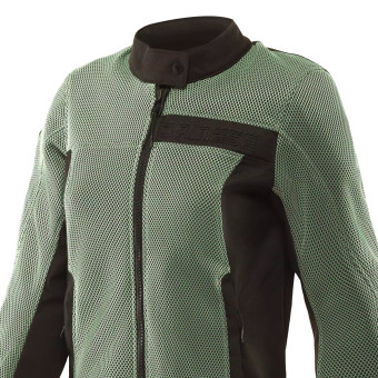 Dainese Lisbona Air Tex Donna Verde Iceberg Nero