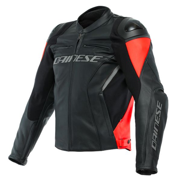 Giacche moto Dainese Racing 4 Black Fluo Red Giacche moto Dainese Racing 4 Black Fluo Red
