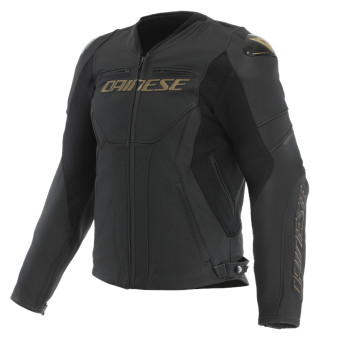 Giacche moto Dainese Racing 5 Pelle Nero Oro