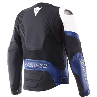 Dainese Racing 5 Leather Bianco Blu Nero
