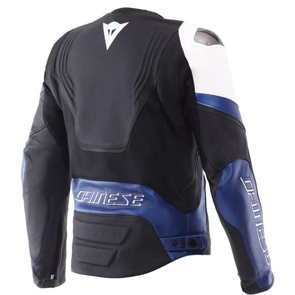 Dainese Racing 5 Leather Bianco Blu Nero