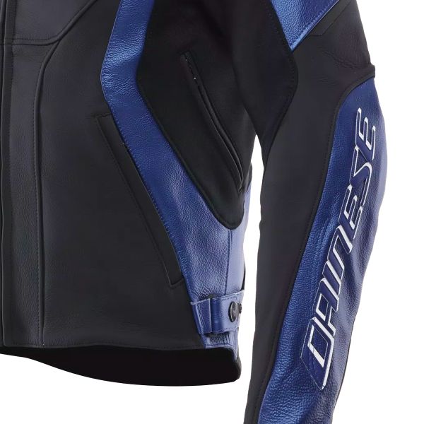 Dainese Racing 5 Leather Bianco Blu Nero