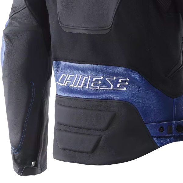 Dainese Racing 5 Leather Bianco Blu Nero