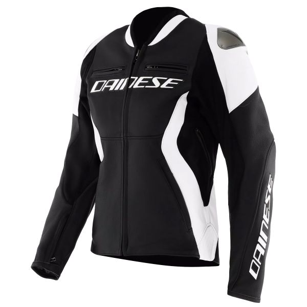 Giacche moto Dainese Corsa 5 Pelle Donna Nero Bianco