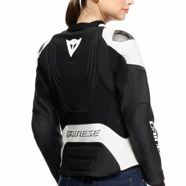 Dainese Corsa 5 Pelle Donna Nero Bianco