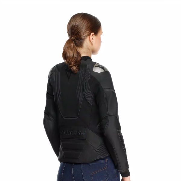 Dainese Racing 5 Pelle Donna Nero