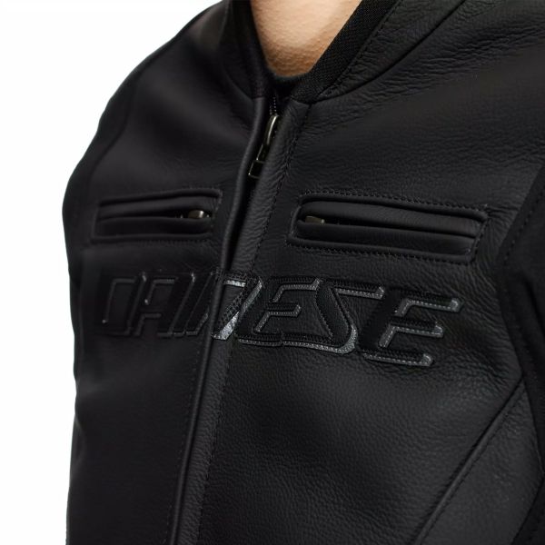 Dainese Racing 5 Pelle Donna Nero