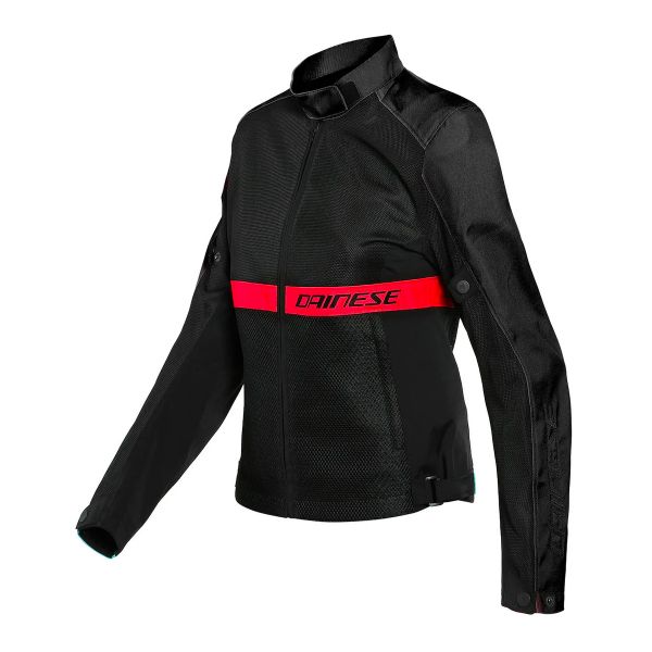 Giacche moto Dainese Ribelle Air Lady Black Lava Red Giacche moto Dainese Ribelle Air Lady Black Lava Red