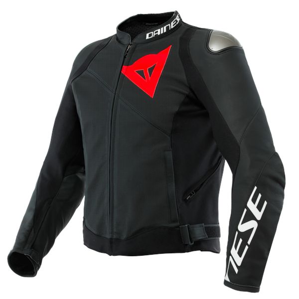 Giacche moto Dainese Sportiva Perforated Black Matt