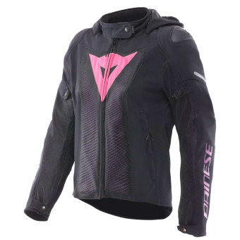 Giacche moto Dainese Super Sprint Air Tex Donna Nero Rosa Viola