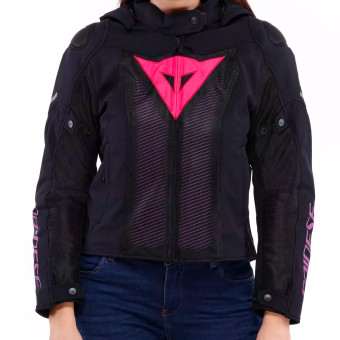 Dainese Super Sprint Air Tex Donna Nero Rosa Viola
