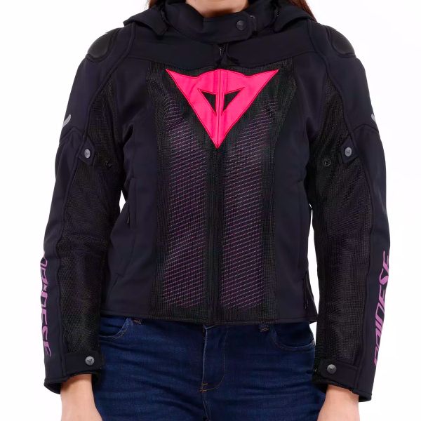 Dainese Super Sprint Air Tex Donna Nero Rosa Viola