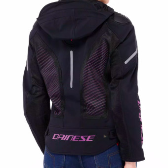 Dainese Super Sprint Air Tex Donna Nero Rosa Viola