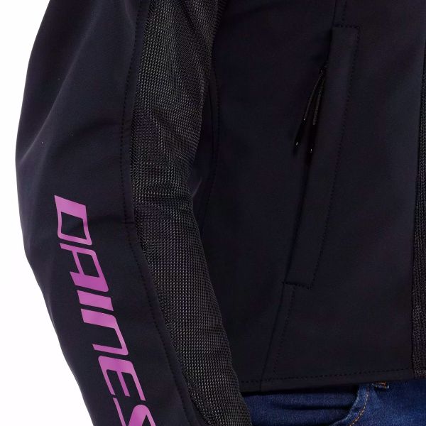 Dainese Super Sprint Air Tex Donna Nero Rosa Viola