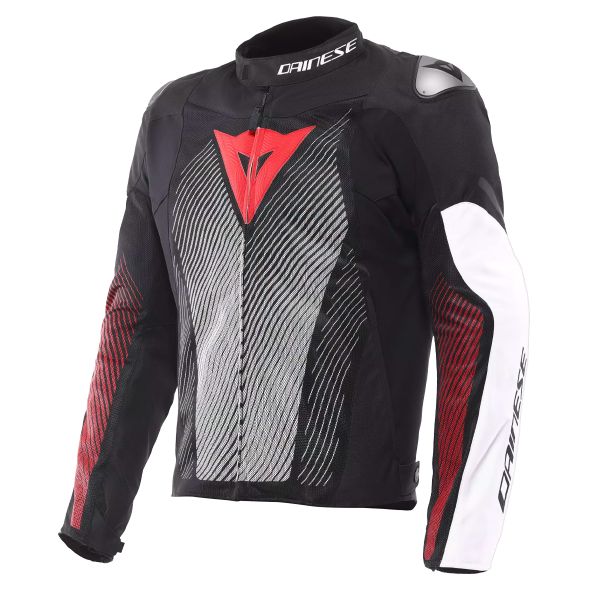 Giacche moto Dainese Ventar Air Tex Nero Bianco Rosso