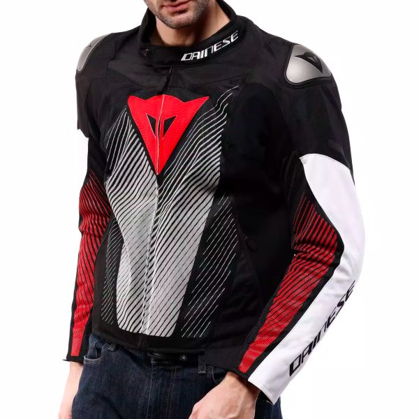 Dainese Ventar Air Tex Nero Bianco Rosso