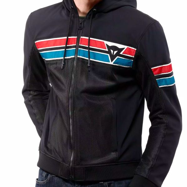 Dainese Vintedge Air Tex Nero Blu Rosso
