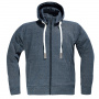 Giacche moto DIFI Downtown Hoodie Navy Melange