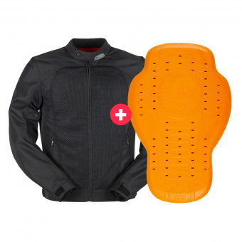 Giacche moto Furygan Genesis Mistral Lady Evo 2 Black + Dorsale D3O Viper Livello 2