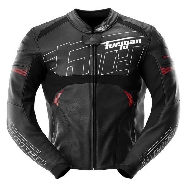 Giacche moto Furygan Helix Nero Bianco Rosso