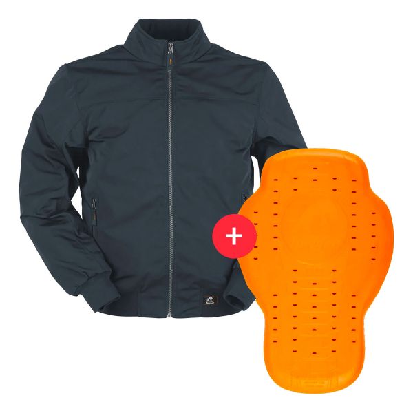 Giacche moto Furygan Kenya Evo Blue + Back Protector D3O Viper Level 2