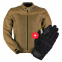 Giacche moto Furygan Mistral Evo 3 Bronze + Jet D3O Black