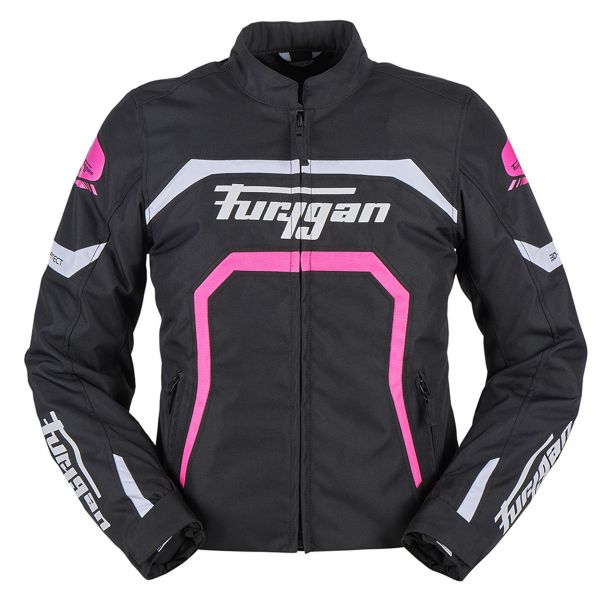 Giacche moto Furygan Mystic Evo Black White Pink Giacche moto Furygan Mystic Evo Black White Pink