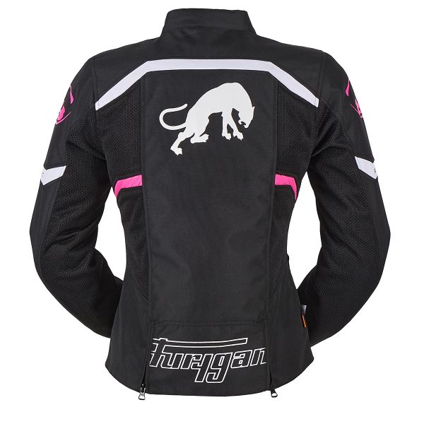 Furygan Mystic Evo Vented Black White Pink