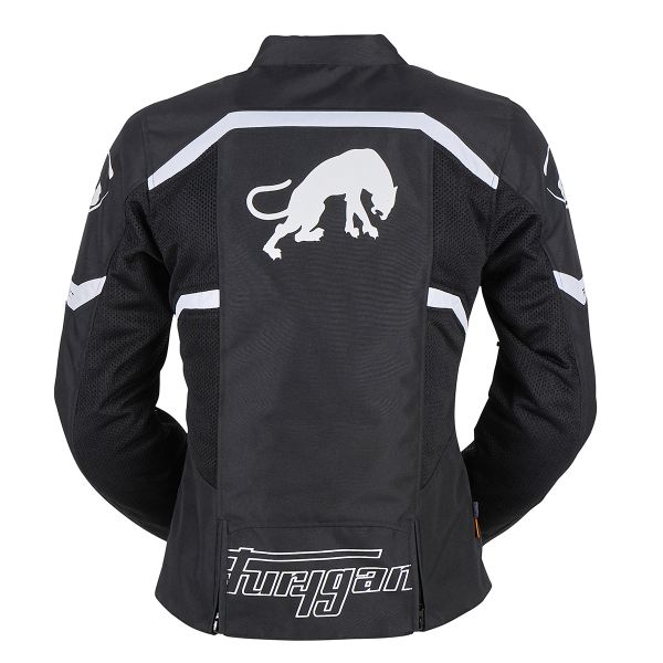 Furygan Mystic Evo Vented Black White