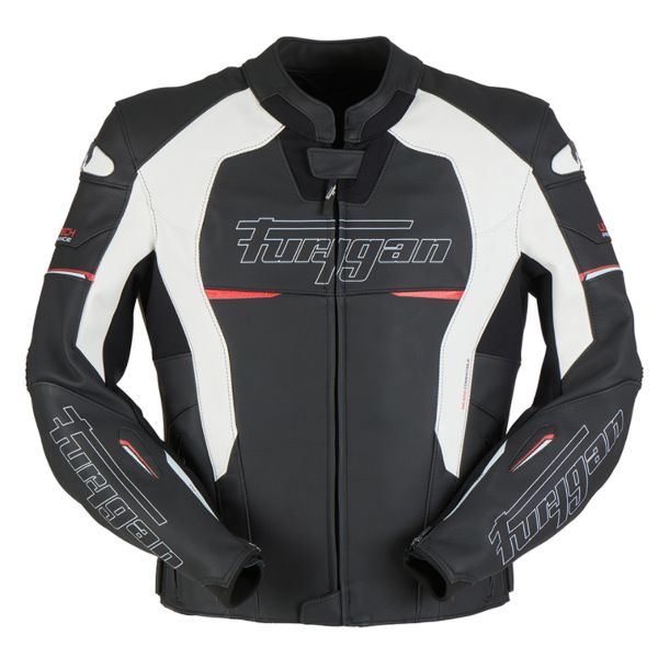 Giacche moto Furygan Nitros Black White Red
