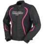 Giacche moto Furygan Odessa Black White Pink