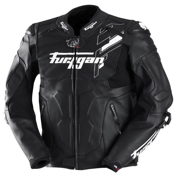 Giacche moto Furygan Raptor Evo 3 Black White White Giacche moto Furygan Raptor Evo 3 Black White White