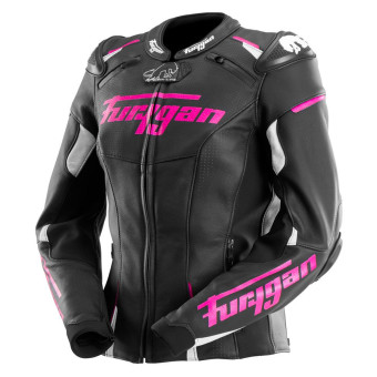Furygan Raptor Lady Nero Bianco Rosa
