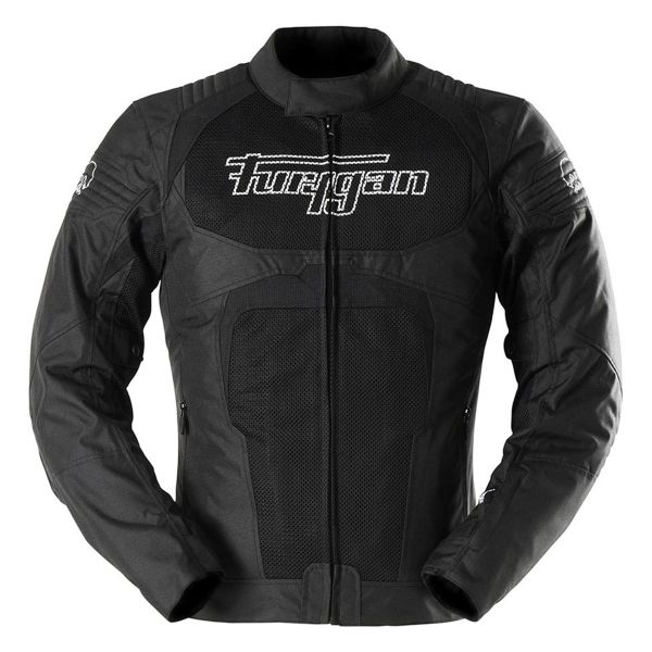 Giacche moto Furygan WB08 Vented + Black White Giacche moto Furygan WB08 Vented + Black White
