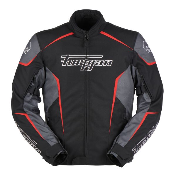 Giacche moto Furygan Yori Black Grey Red