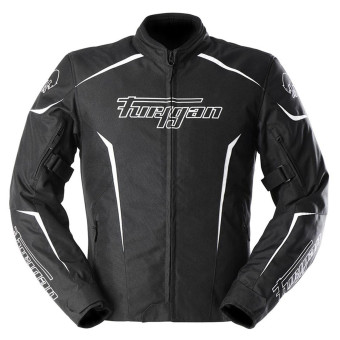 Giacche moto Furygan Yori Black White White