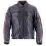 Giacche moto Helstons Ace 10 Years Leather Rag Blue