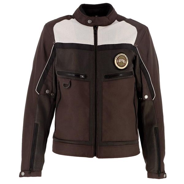 Giacche moto Helstons Baja Air Brown Beige