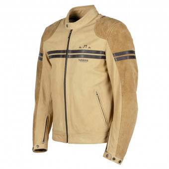Giacche moto Helstons Chevy Air Leather Perforated Gold Brown