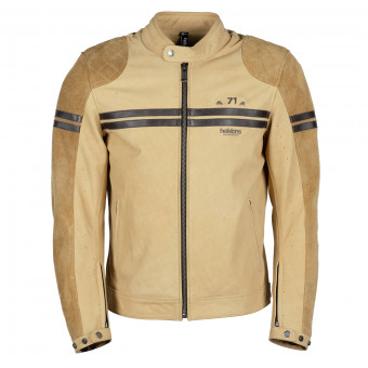 Helstons Chevy Air Leather Perforated Gold Brown