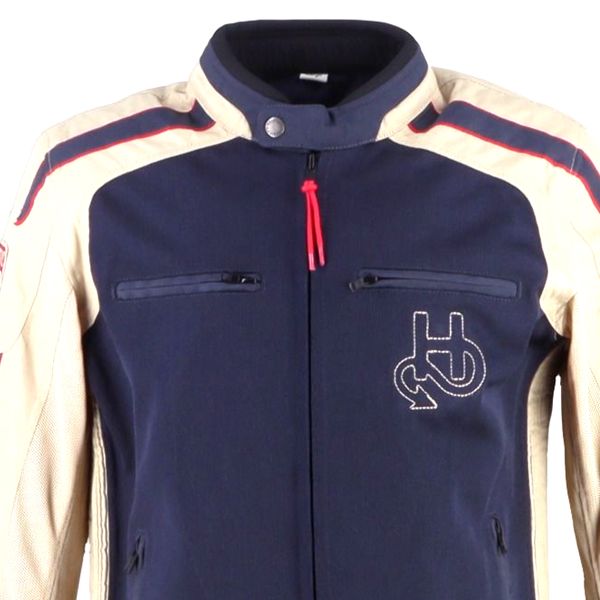 Helstons Clubman Air Mesh Blu Beige Rosso
