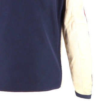 Helstons Clubman Air Mesh Blu Beige Rosso