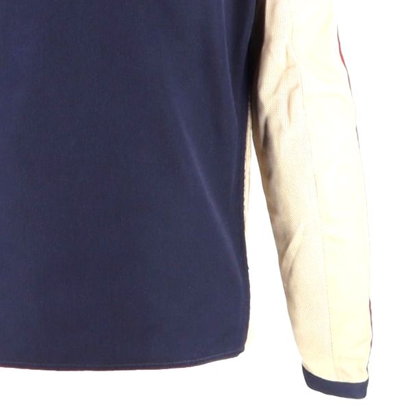 Helstons Clubman Air Mesh Blu Beige Rosso