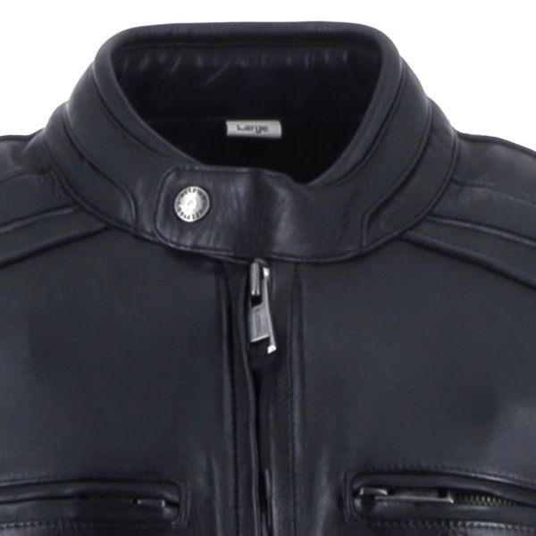 Helstons Clubman in pelle nera