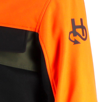 Helstons Cross Air Mesh Nero Arancione Khaki