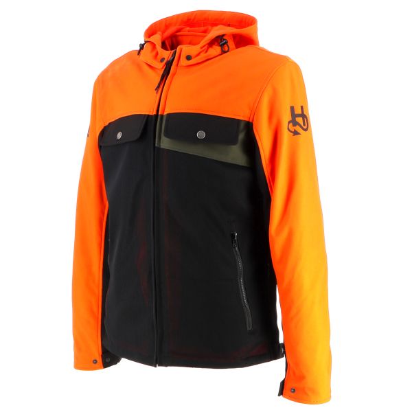 Helstons Cross Air Mesh Nero Arancione Khaki